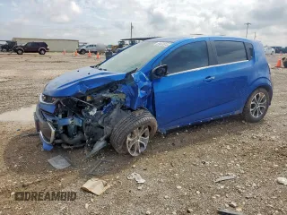 2020 Chevrolet Sonic LT with VIN 1G1JD6SB0L4110109, listed as a Copart auction lot 58432615 with 148,898 mi miles and Salvage title. Bid and sale history available at DreamBid. Image 1.