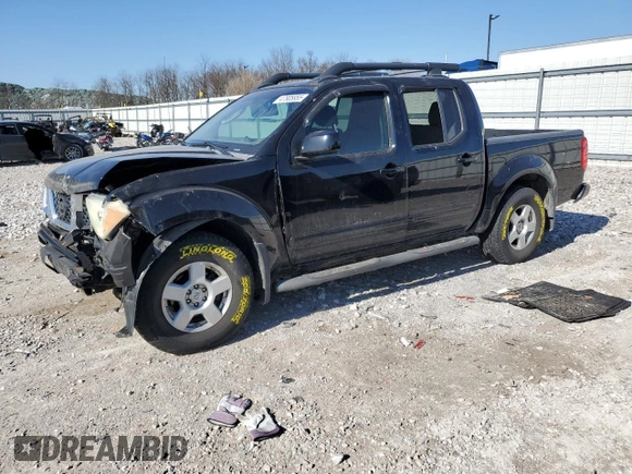 2005 Nissan Frontier 4WD LE with VIN 1N6AD07W15C432361, listed as a Copart auction lot 47805855 with 160,585 mi miles and Salvage Title. Bid and sale history available at carsss.com. Image 1.