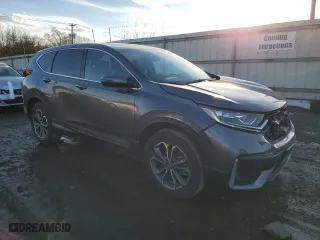 2021 Honda CR-V EX-L with VIN 2HKRW2H85MH645666, listed as a Copart auction lot 42924395 with 25,252 mi miles and Salvage Title. Bid and sale history available at carsss.com. Image 4.