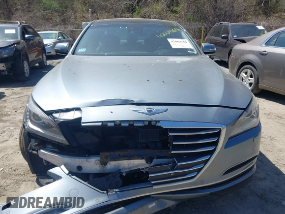 2015 Hyundai Genesis 3.8L with VIN KMHGN4JE5FU073248, listed as a IAAI auction lot 42064268 with 158,972 mi miles and . Bid and sale history available at DreamBid. Image 12.