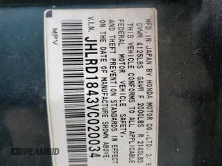 1997 Honda CR-V with VIN JHLRD1843VC020034, listed as a Copart auction lot 49144325 with 290,095 mi miles and Salvage Title. Bid and sale history available at carsss.com. Image 13.