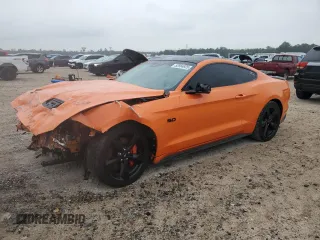2021 Ford Mustang GT with VIN 1FA6P8CF9M5101492, listed as a Copart auction lot 52884925 with 16,380 mi miles and Salvage Title. Bid and sale history available at carsss.com. Image 1.