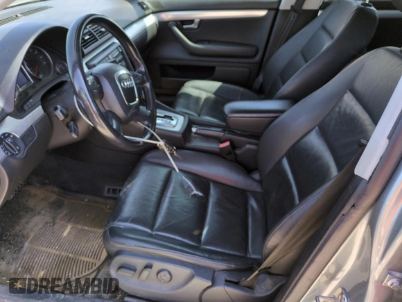 2007 Audi A4 2.0T with VIN WAUDF78EX7A024896, listed as a Copart auction lot 59593995 with 151,980 mi miles and Salvage title. Bid and sale history available at DreamBid. Image 7.