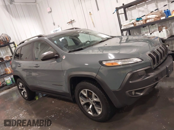 2015 Jeep Cherokee Trailhawk with VIN 1C4PJMBB4FW528633, listed as a IAAI auction lot 42147632 with 166,669 mi miles and . Bid and sale history available at DreamBid. Image 13.
