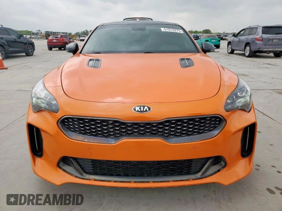 2019 Kia Stinger GT with VIN KNAE35LC9K6070562, listed as a Copart auction lot 51612275 with 75,785 mi miles and Salvage Title. Bid and sale history available at DreamBid. Image 7.