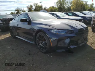 2024 BMW M4 Competition xDrive with VIN WBS43AZ07RCN61219, listed as a Copart auction lot 74003684 with 10,310 mi miles and Salvage Title. Bid and sale history available at carsss.com. Image 4.