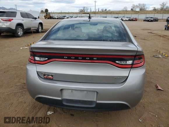 2015 Dodge Dart SXT with VIN 1C3CDFBB3FD315268, listed as a Copart auction lot 51171935 with 0 mi miles and Salvage Title. Bid and sale history available at carsss.com. Image 6.