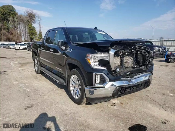 2021 GMC Sierra 1500 SLT with VIN 3GTU9DET1MG336453, listed as a Copart auction lot 43049325 with 60,599 mi miles and Salvage Title. Bid and sale history available at carsss.com. Image 11.
