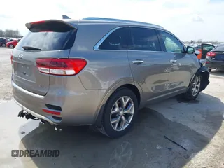2017 Kia Sorento SX with VIN 5XYPKDA59HG255455, listed as a IAAI auction lot 41884480 with 111,407 mi miles and . Bid and sale history available at DreamBid. Image 4.