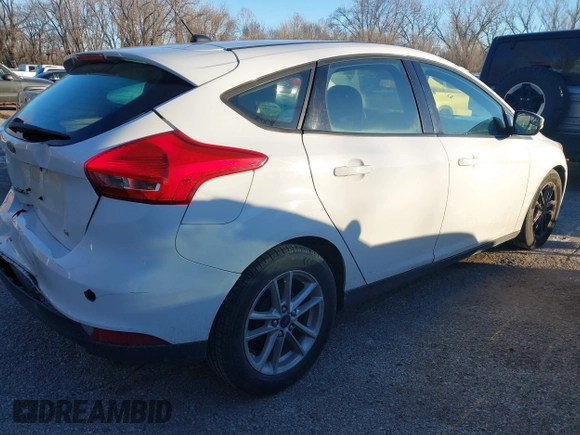 2017 Ford Focus SE with VIN 1FADP3K27HL217204, listed as a IAAI auction lot 41132221 with 139,015 mi miles and . Bid and sale history available at carsss.com. Image 4.