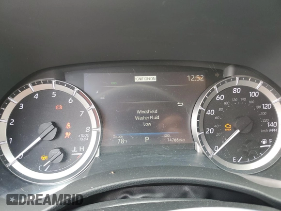 2023 Toyota Highlander L with VIN 5TDKDRAH6PS030892, listed as a Copart auction lot 56063635 with 74,766 mi miles and Salvage title. Bid and sale history available at DreamBid. Image 9.