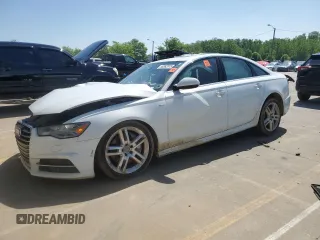 2016 Audi A6 Premium Plus with VIN WAUGFAFC0GN070970, listed as a Copart auction lot 56362975 with 102,499 mi miles and Salvage title. Bid and sale history available at DreamBid. Image 1.