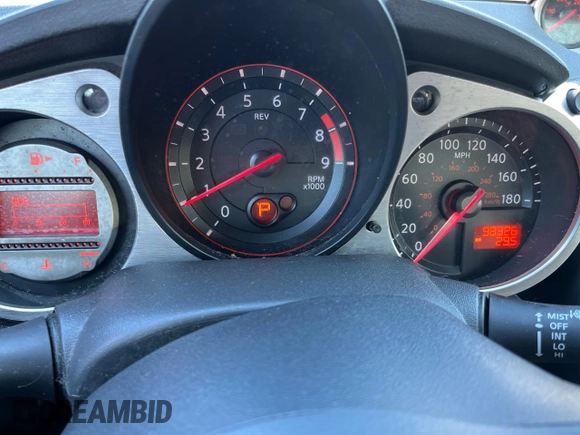 2012 Nissan 370Z Touring with VIN JN1AZ4FH4CM370351, listed as a Copart auction lot 77653994 with 98,326 mi miles and Salvage Title. Bid and sale history available at carsss.com. Image 8.