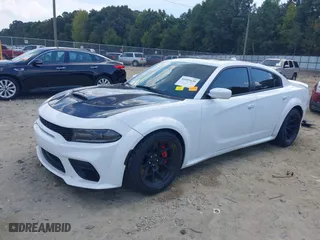 2021 Dodge Charger SRT Hellcat Widebody with VIN 2C3CDXL97MH555067, listed as a IAAI auction lot 40405630 with 19,818 mi miles. Bid and sale history available at carsss.com. Image 22.