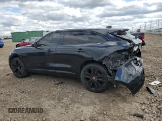2017 Jaguar F-Pace S with VIN SADCM2BV9HA494620, listed as a Copart auction lot 53371795 with 79,861 mi miles and Salvage title. Bid and sale history available at DreamBid. Image 2.