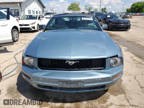 2007 Ford Mustang Deluxe with VIN 1ZVFT84NX75315534, listed as a Copart auction lot 56937315 with 142,609 mi miles and Salvage title. Bid and sale history available at DreamBid. Image 5.