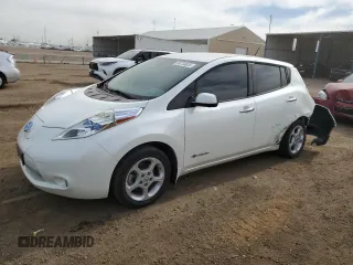 2015 Nissan LEAF S z VIN 1N4AZ0CP4FC302536, wystawiony jako Copart lot #56734025 z przebiegiem 55 940 mil mil oraz Szkody całkowita. Historia ofert i sprzedaży dostępna na DreamBid. Obrazek 1.
