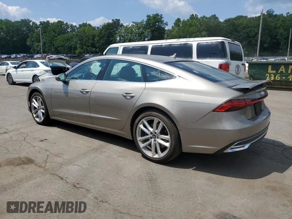 2021 Audi A7 Premium Plus with VIN WAUR2AF24MN012335, listed as a Copart auction lot 65031695 with 37,862 mi miles and Salvage title. Bid and sale history available at DreamBid. Image 2.