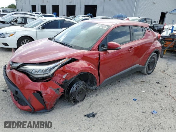 2020 Toyota C-HR LE with VIN NMTKHMBX2LR104668, listed as a Copart auction lot 51739985 with 108,757 mi miles and Non Repairable. Bid and sale history available at DreamBid. Image 1.