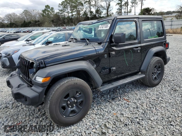 2023 Jeep Wrangler Willys z VIN 1C4HJXAG1PW578099, wystawiony jako Copart lot #47427495 z przebiegiem 9 657 mil mil oraz Szkoda całkowita • Salvage title. Historia ofert i sprzedaży dostępna na DreamBid. Obrazek 1.