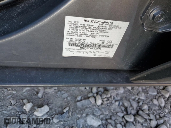 2021 Ford EcoSport Titanium z VIN MAJ6S3KL6MC439615, wystawiony jako Copart lot #49648845 z przebiegiem 16 033 mil mil oraz Szkoda całkowita • Salvage title. Historia ofert i sprzedaży dostępna na DreamBid. Obrazek 13.
