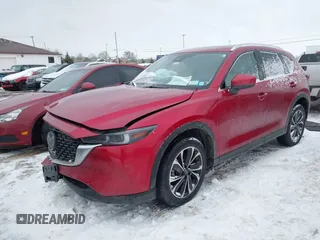 2022 Mazda CX-5 2.5 S Premium Package with VIN JM3KFBDM0N1628116, listed as a IAAI auction lot 41455990 with 29,911 mi miles. Bid and sale history available at carsss.com. Image 17.