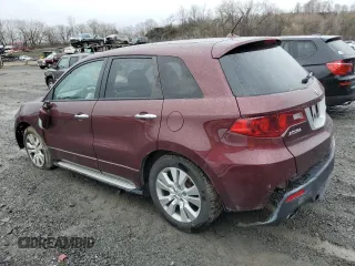 2010 Acura RDX with VIN 5J8TB1H28AA004636, listed as a Copart auction lot 52723855 with 123,569 mi miles and Salvage Title. Bid and sale history available at carsss.com. Image 2.