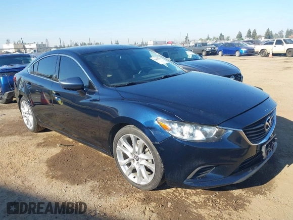 2016 Mazda 6 i Touring with VIN JM1GJ1V58G1457729, listed as a IAAI auction lot 41869941 with 159,914 mi miles and . Bid and sale history available at carsss.com. Image 1.