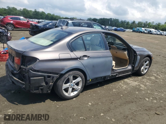 2013 BMW 3 Series 328i xDrive with VIN WBA3B5G58DNS02015, listed as a Copart auction lot 58586515 with 241,767 mi miles and Salvage title. Bid and sale history available at DreamBid. Image 3.