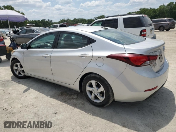 2015 Hyundai Elantra SE with VIN 5NPDH4AE6FH651267, listed as a Copart auction lot 54193205 with 111,874 mi miles and Salvage Title. Bid and sale history available at DreamBid. Image 2.