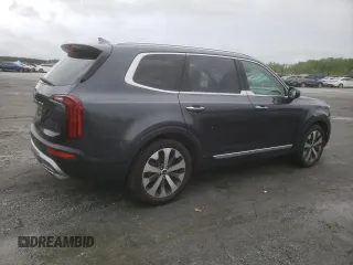 2022 Kia Telluride S with VIN 5XYP6DHC6NG240156, listed as a Copart auction lot 51934575 with 45,940 mi miles and Salvage Title. Bid and sale history available at DreamBid. Image 3.