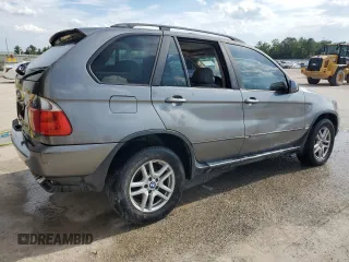 2005 BMW X5 3.0i with VIN 5UXFA13545LU48461, listed as a Copart auction lot 60874404 with 191,514 mi miles and Salvage Title. Bid and sale history available at carsss.com. Image 3.
