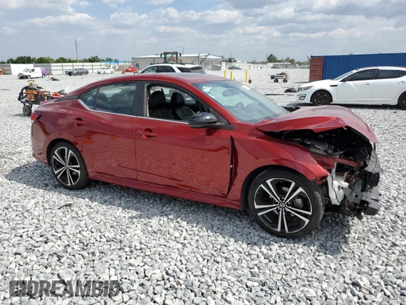 2021 Nissan Sentra SR with VIN 3N1AB8DV0MY291665, listed as a Copart auction lot 55495255 with 55,123 mi miles and Non Repairable. Bid and sale history available at DreamBid. Image 4.