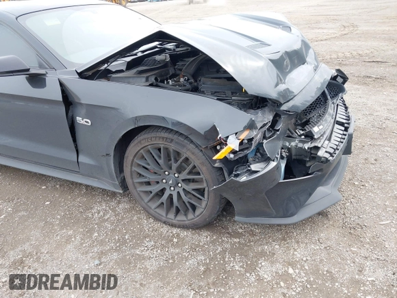 2019 Ford Mustang GT with VIN 1FA6P8CF7K5119339, listed as a IAAI auction lot 41765669 with 27,936 mi miles and . Bid and sale history available at carsss.com. Image 17.