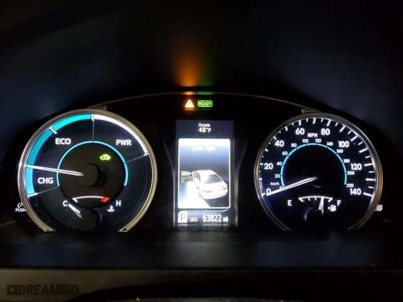 2015 Toyota Camry Hybrid LE with VIN 4T1BD1FK7FU152396, listed as a Copart auction lot 83654734 with 63,822 mi miles and Salvage Title. Bid and sale history available at carsss.com. Image 9.