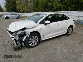 2023 Toyota Corolla Hybrid LE with VIN JTDBDMHE2PJ002549, listed as a Copart auction lot 50378594 with 5,028 mi miles and Salvage Title. Bid and sale history available at carsss.com. Image 1.