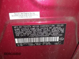 2023 Lexus IS 350 F Sport с VIN JTHGZ1B2XP5064664, выставлен на аукционе IAAI как лот 42111455 с пробегом Не указан миль и . История ставок и продаж доступна на DreamBid. Изображение 9.