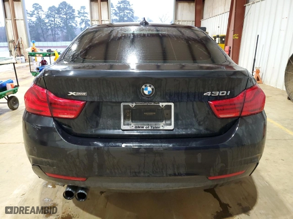 2018 BMW 4 Series 430i xDrive with VIN WBA4J3C58JBL04672, listed as a Copart auction lot 45028345 with 64,326 mi miles and Salvage Title. Bid and sale history available at carsss.com. Image 6.