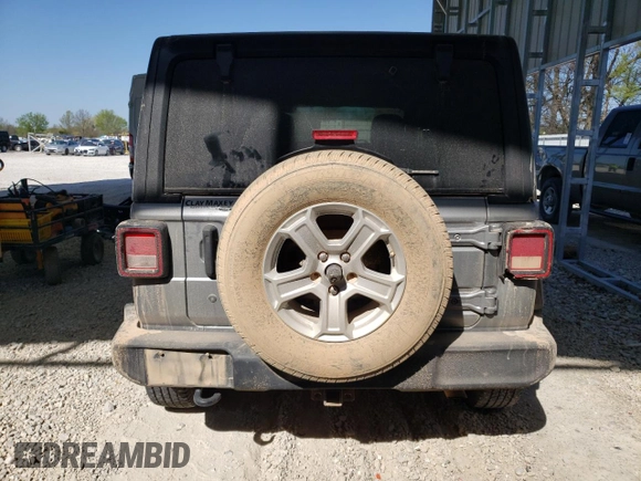 2020 Jeep Wrangler Unlimited Sport S z VIN 1C4HJXDN3LW181580, wystawiony jako Copart lot #53242035 z przebiegiem 114 569 mil mil oraz Szkoda całkowita • Salvage title. Historia ofert i sprzedaży dostępna na DreamBid. Obrazek 6.