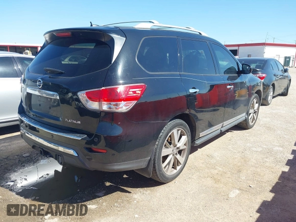 2014 Nissan Pathfinder SL z VIN 5N1AR2MN1EC680617, wystawiony jako IAAI lot #41779019 z przebiegiem 146 041 mil mil oraz . Historia ofert i sprzedaży dostępna na DreamBid. Obrazek 4.