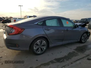 2017 Honda Civic Sedan EX-T with VIN 19XFC1F44HE210928, listed as a Copart auction lot 42848025 with 52,766 mi miles and Salvage Title. Bid and sale history available at carsss.com. Image 3.