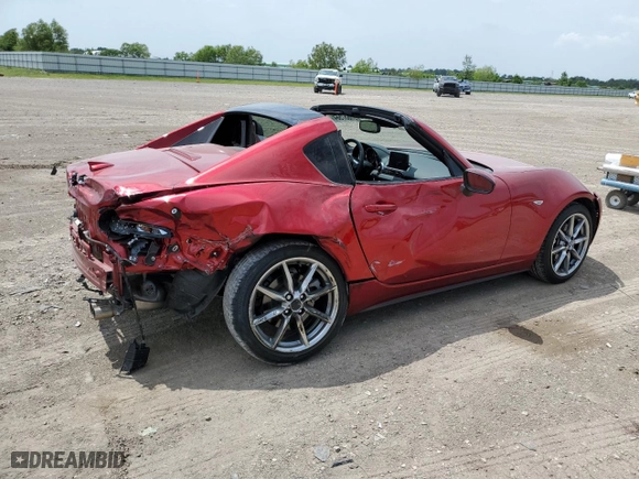 2023 Mazda MX-5 Miata RF Grand Touring with VIN JM1NDAM75P0550618, listed as a Copart auction lot 51657564 with 12,959 mi miles and Salvage Title. Bid and sale history available at carsss.com. Image 3.