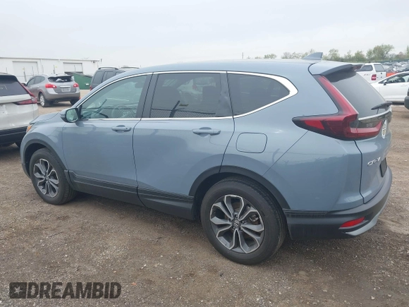 2022 Honda CR-V EX with VIN 7FARW2H58NE054077, listed as a IAAI auction lot 42079615 with 23,135 mi miles. Bid and sale history available at carsss.com. Image 14.
