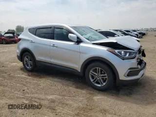 2017 Hyundai Santa Fe 2.4L with VIN 5XYZTDLB0HG437926, listed as a Copart auction lot 60034725 with 80,313 mi miles and Salvage title. Bid and sale history available at DreamBid. Image 4.