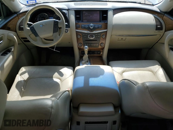2014 Infiniti QX80 with VIN JN8AZ2NE5E9063225, listed as a Copart auction lot 56323385 with 172,135 mi miles and Clean title. Bid and sale history available at DreamBid. Image 8.