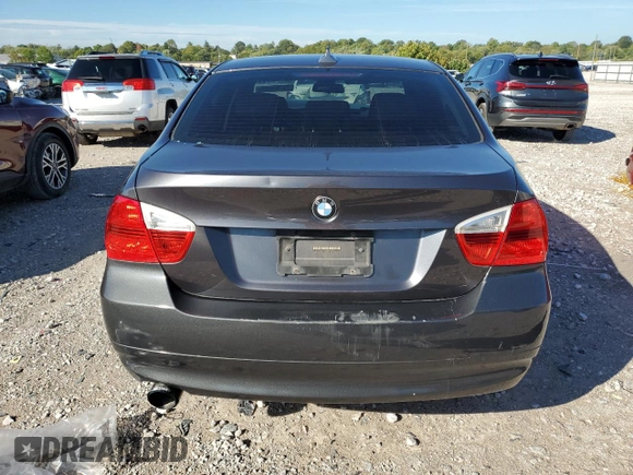 2008 BMW 3 Series 328xi with VIN WBAVC73558KP39973, listed as a Copart auction lot 71265464 with 0 mi miles and Non Repairable. Bid and sale history available at carsss.com. Image 6.