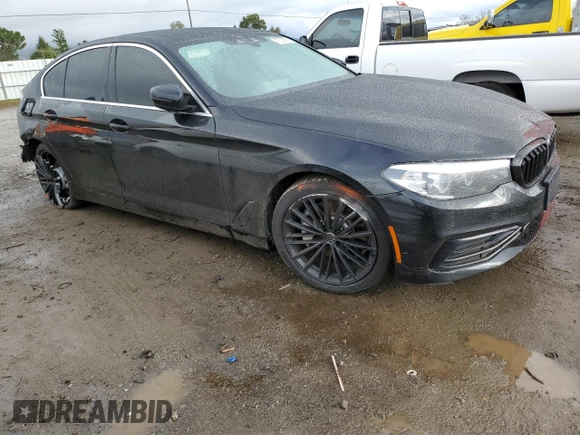 2019 BMW 5 Series 530i with VIN WBAJA5C52KWW13904, listed as a Copart auction lot 41502585 with 43,912 mi miles and Salvage Title. Bid and sale history available at DreamBid. Image 4.