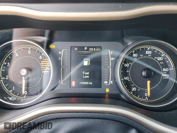 2016 Jeep Cherokee Latitude with VIN 1C4PJMCB1GW282771, listed as a Copart auction lot 49448725 with 115,250 mi miles and Salvage Title. Bid and sale history available at carsss.com. Image 9.
