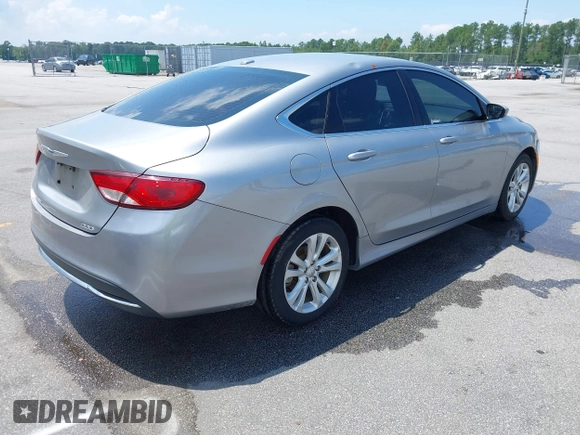 2015 Chrysler 200 Limited with VIN 1C3CCCAB1FN687236, listed as a IAAI auction lot 42621416 with 138,525 mi miles and . Bid and sale history available at DreamBid. Image 4.
