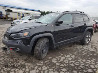 2022 Jeep Cherokee Trailhawk with VIN 1C4PJMBX6ND522029, listed as a Copart auction lot 64311945 with 28,134 mi miles and Salvage title. Bid and sale history available at DreamBid. Image 1.